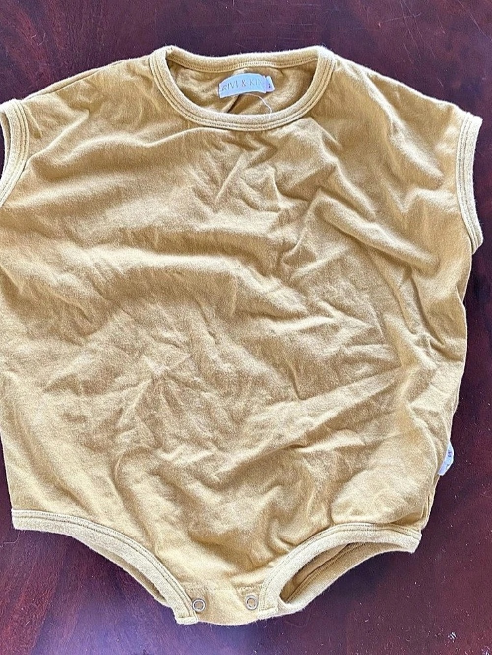 Rivi & Kin bubble romper in Yellow